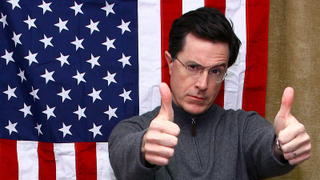 Colbert joked about a 2020 presidential run on Russian TV